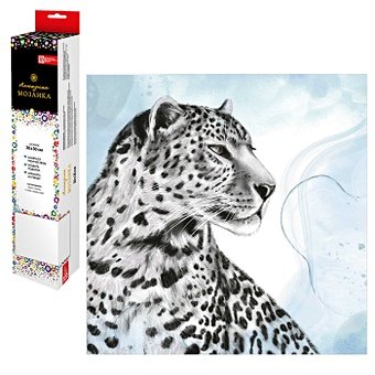Набор для творчества. Алмазная мозаика 'Неукротимый леопард', 30 х 30 см
